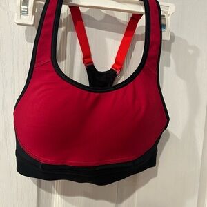 Champion Red and Black Women's Sports Bra XS very slim fit